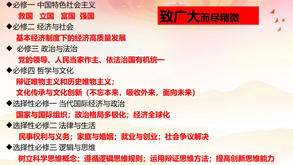 高三政治一轮复习开学第一课(前言)_第4页