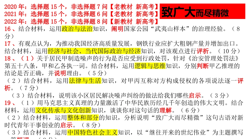 高三政治一轮复习开学第一课(前言)_第6页