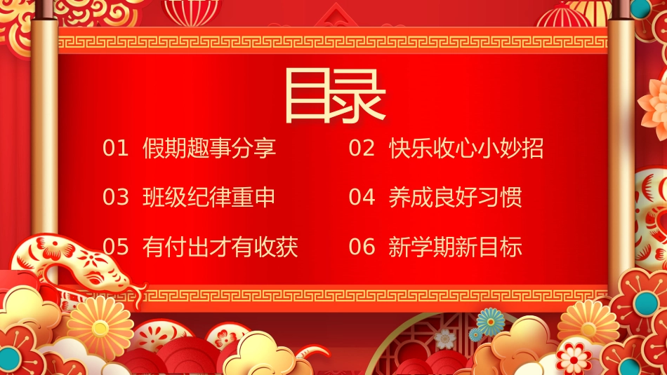 【开学第一课】《假期归来话收心》PPT课件_第2页