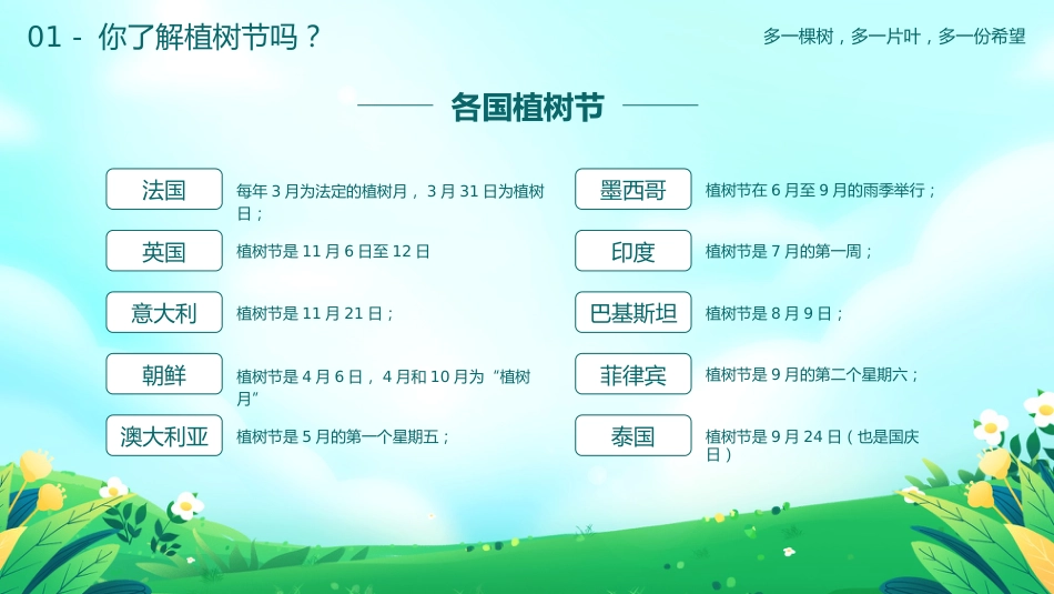 第五周 《多一棵树,多一片叶,多一份希望》_第8页