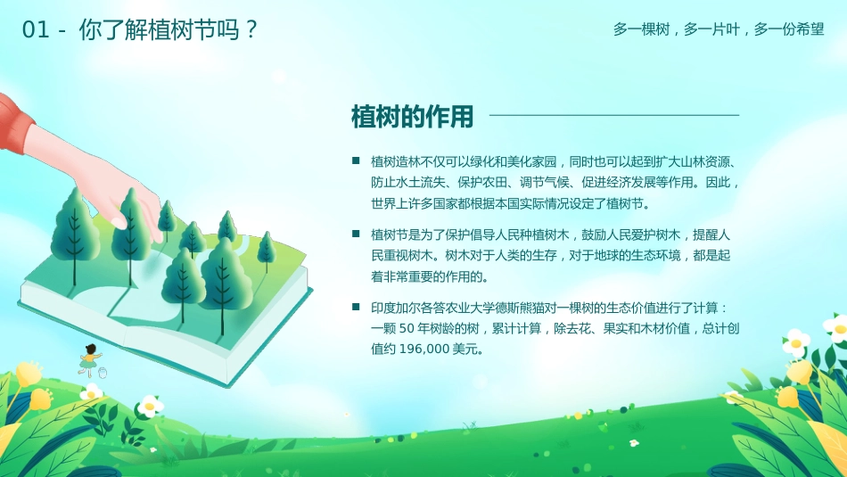 第五周 《多一棵树,多一片叶,多一份希望》_第9页