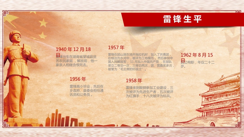 向雷锋同志学习,树立新社会新风主题班会_第7页