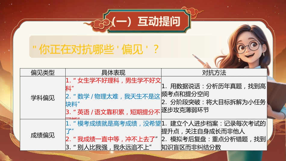 百日鏖战终破浪,青春无畏向朝阳:高考百日冲刺誓师主题班会_第7页