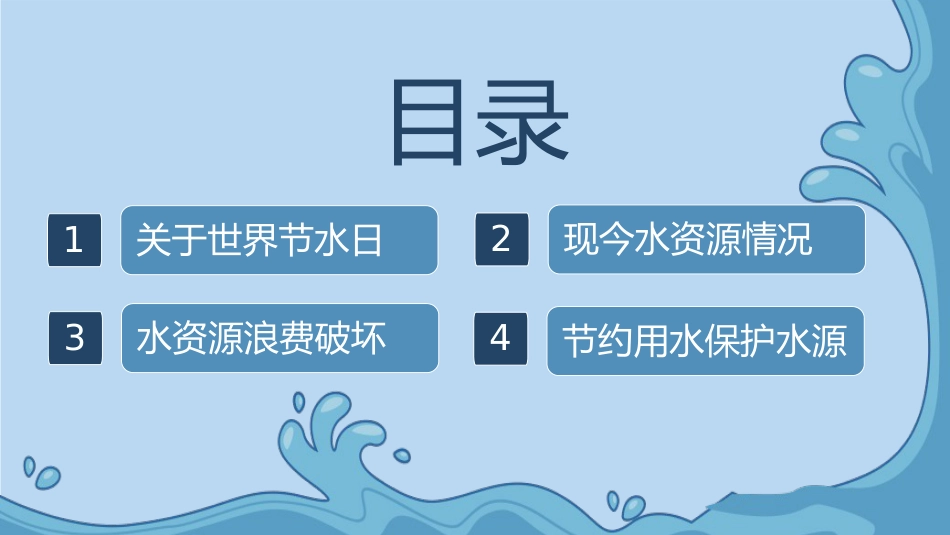 第六周主题班会课件——3.22世界水日《节约用水,不止今天》_第2页