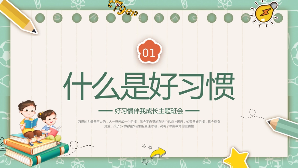 第二周主题班会课件——良好习惯养成《少年若天性,习惯成自然》_第3页