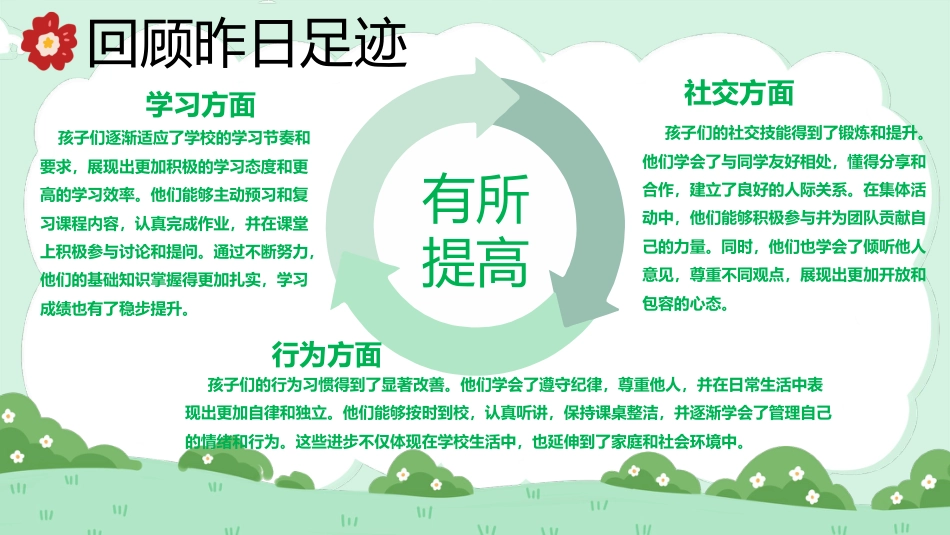 一年级下学期开学家长会-闪闪发光的一年级_第10页