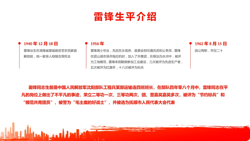 第四周主题班会课件——3.5雷锋纪念日《学习雷锋,薪火相传》_第6页