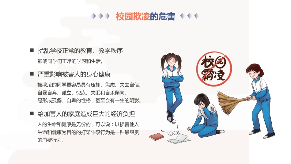 第九周《防校园欺凌,为成长护航 》主题班会PPT_第8页