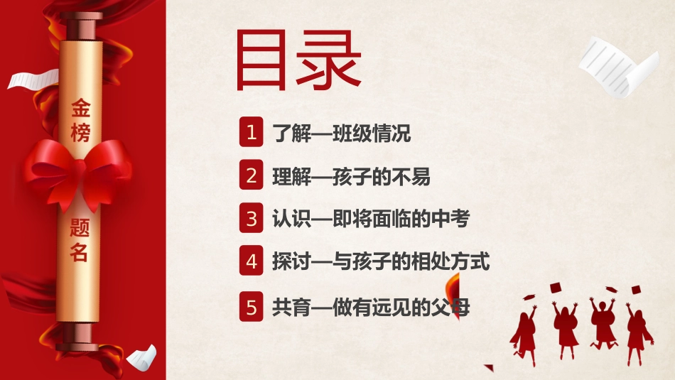 【初三下学期】家校携手 决胜中考家长会课件_第2页