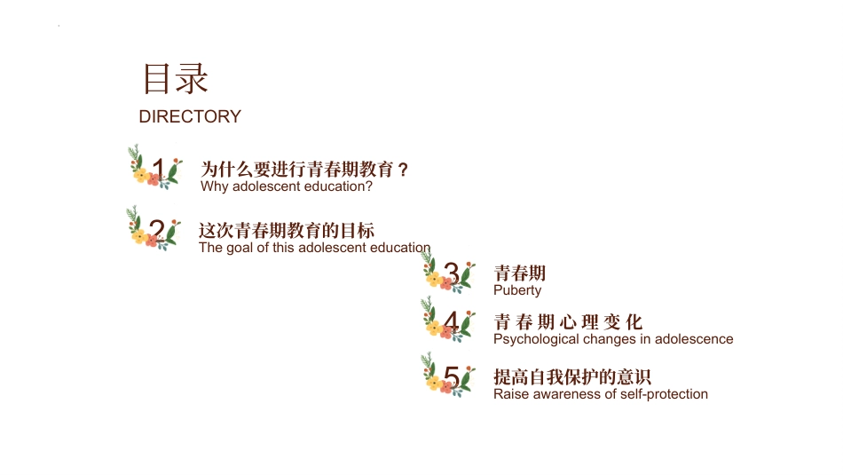 【主题班会】《青春期教育(女生)》主题班会PPT课件_第2页