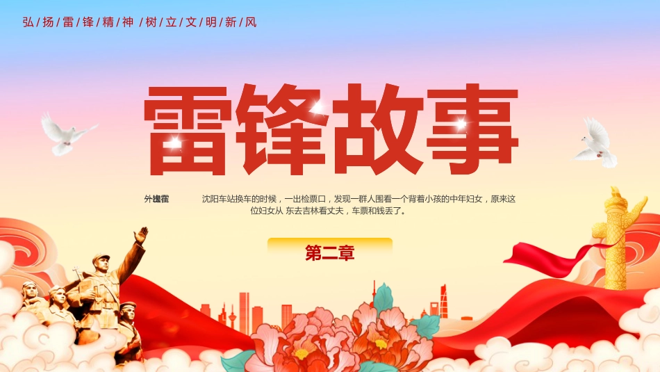 第4周班会 《不灭的明灯,纪念雷锋诞辰》_第9页