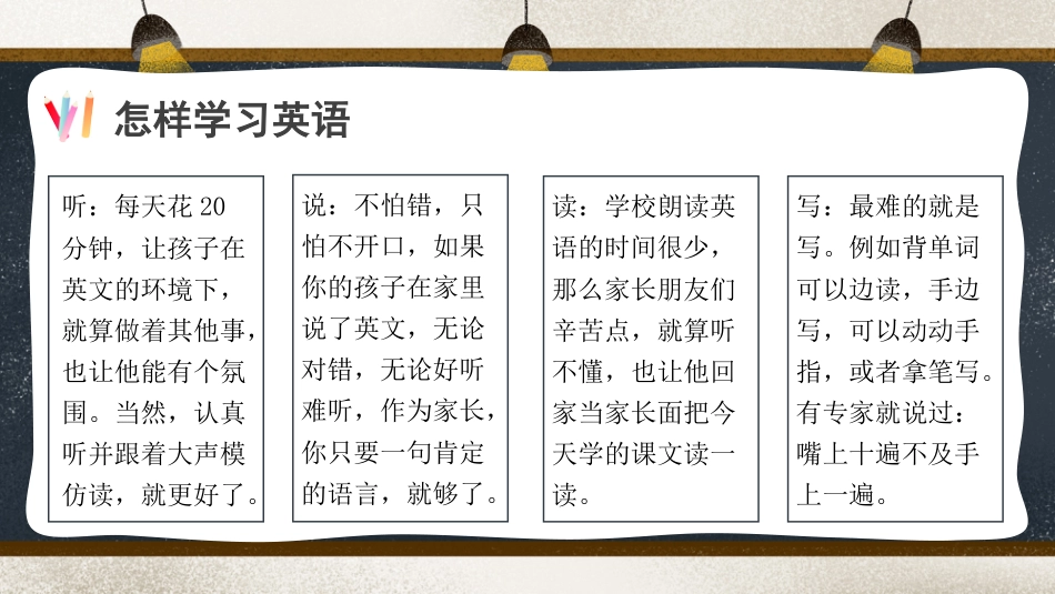 【六年级】【英语】家长会_第5页