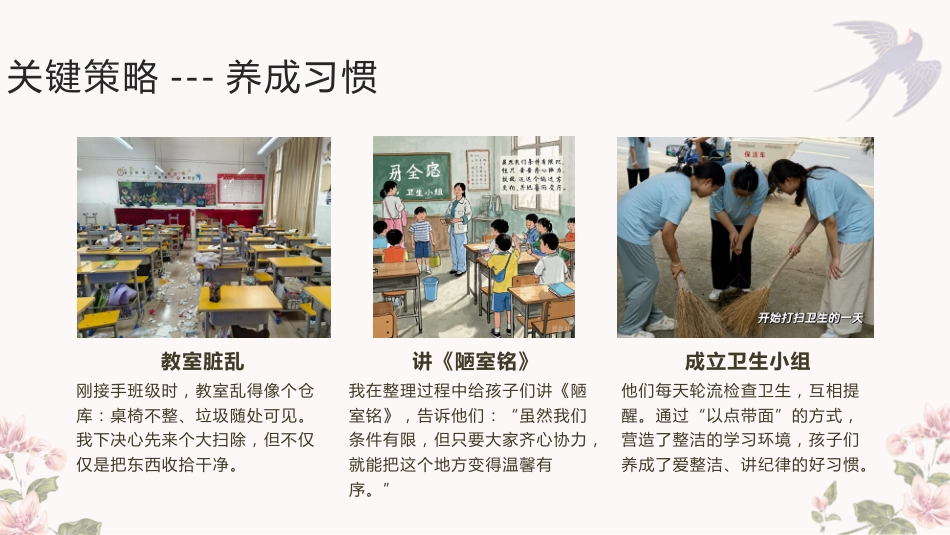 班主任基本功大赛 我拿戒尺换春泉 冲破关山映日圆 从“硬管理”到“智慧引导”的班级管理实践_第6页