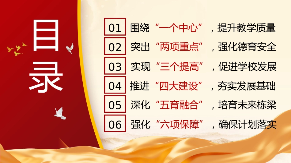 2026年春季学期学校全面工作计划PPT:凝心聚力开新局,携手共进谱新篇_第2页