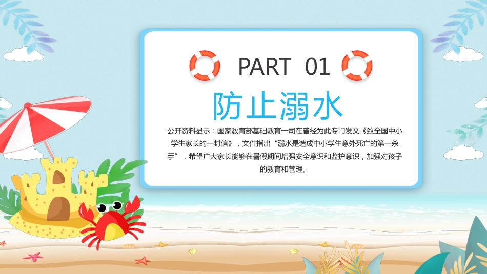 暑假安全教育主题班会PPT_第4页