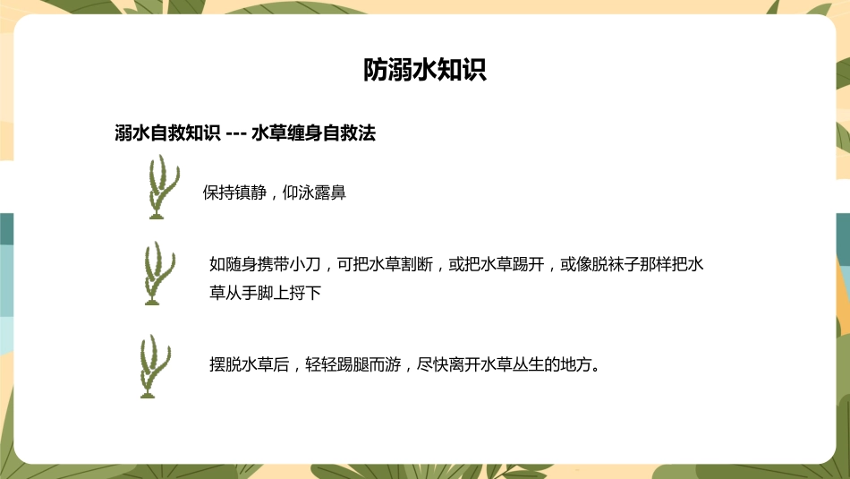 快乐过暑假,安全不放假-小学安全教育主题班会_第9页