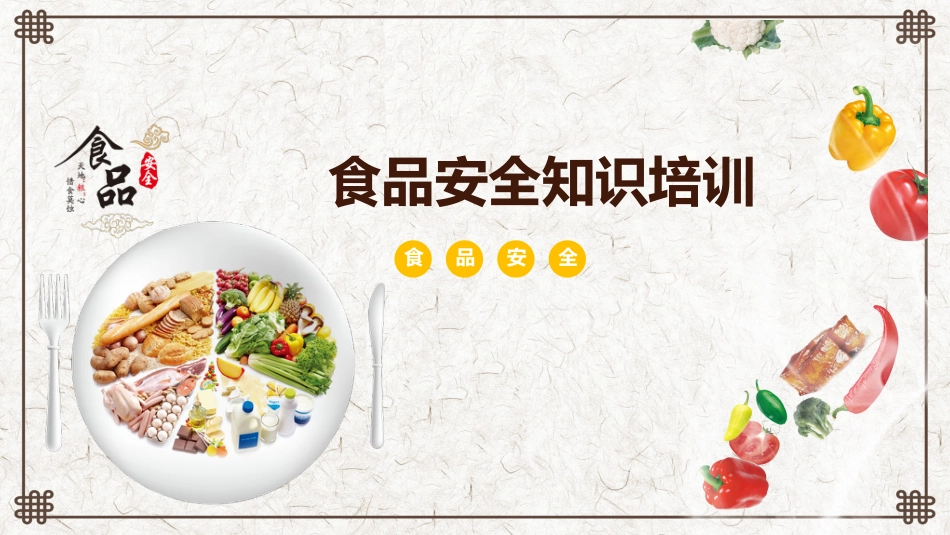 食品安全知识培训_第1页