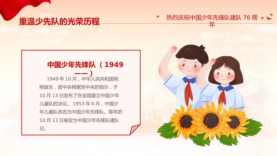 【小学】活动:少先队建队76周年PPT_第10页