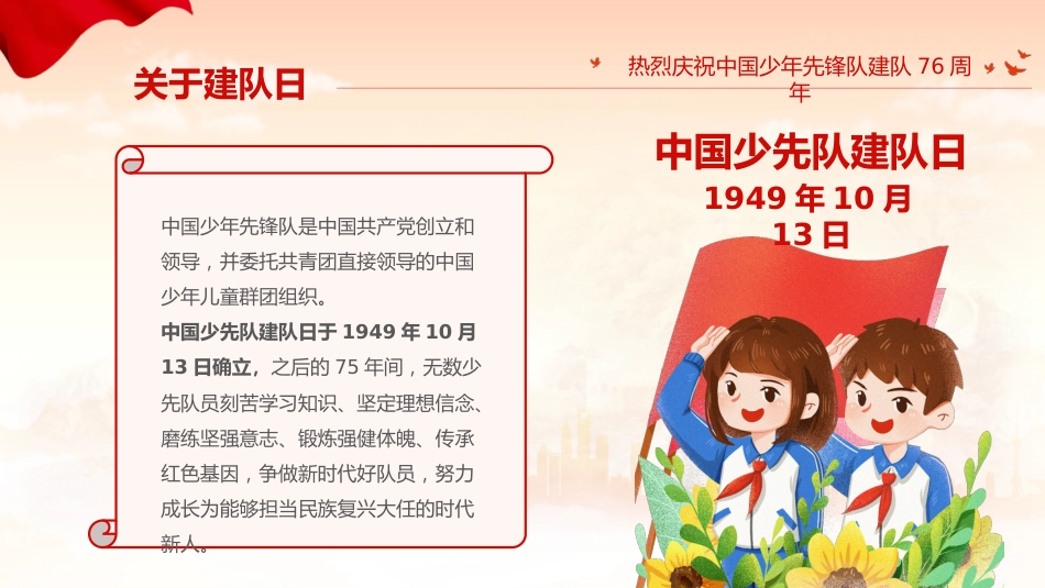 【小学】活动:少先队建队76周年PPT_第4页