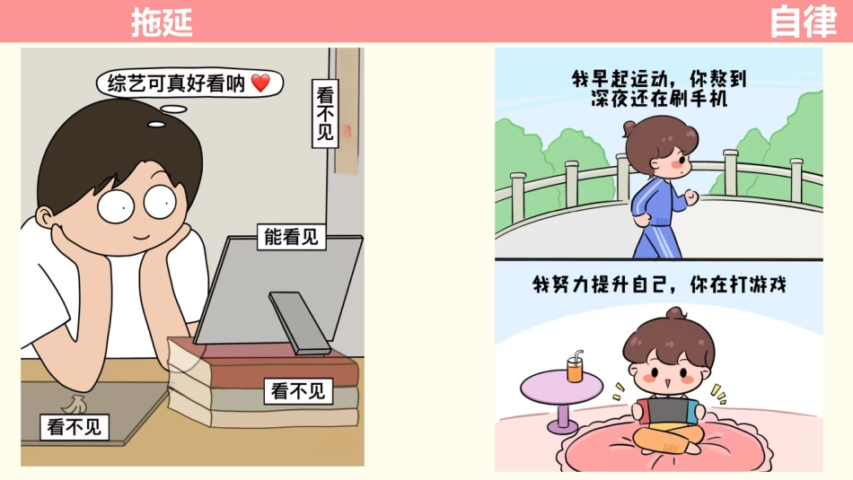 【通用】【自律教育】拖延症班会:《向拖延说“不”》_第7页