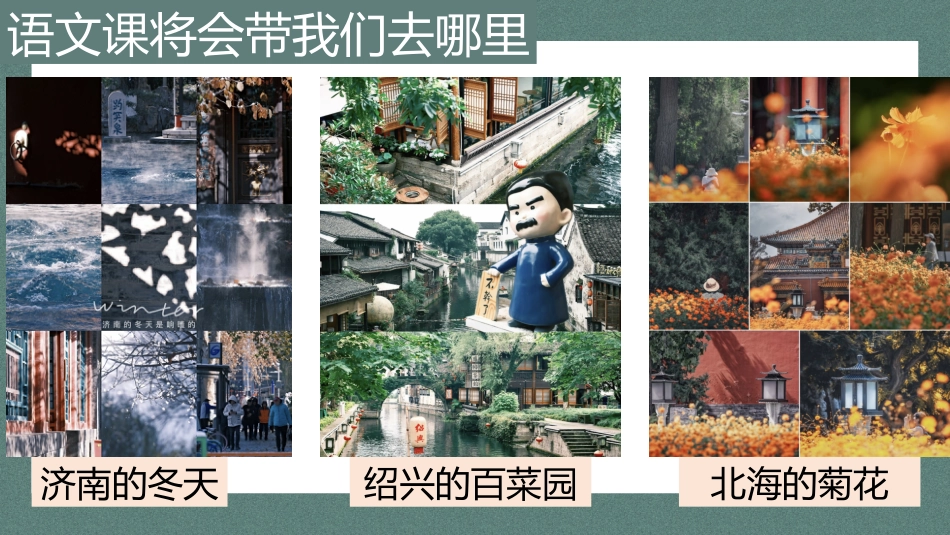 语文在课本里,更在生活里---七年级上册语文开学第一课_第9页