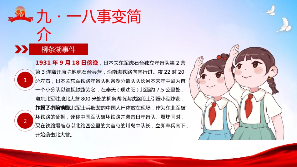 【通用】25年秋季主题班会-第三周 2025年纪念九一八事变PPT:铭记,是为了更坚定地前行_第6页