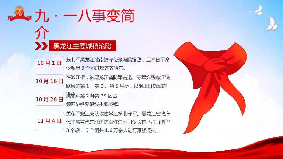 【通用】25年秋季主题班会-第三周 2025年纪念九一八事变PPT:铭记,是为了更坚定地前行_第9页