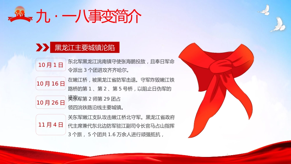 【通用】纪念九一八班会:勿忘国耻振兴中华_第9页