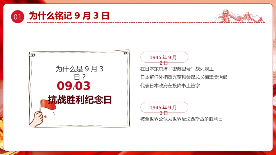 9.3抗战胜利80周年主题班会:忆峥嵘岁月,传红色抗战精神_第5页