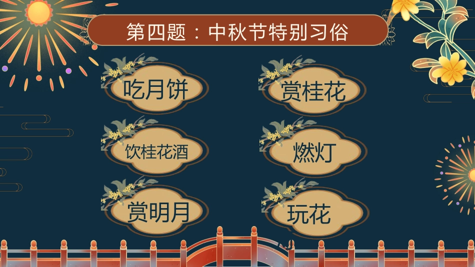 【通用】中秋节主题班会:中秋节知识竞答_第8页