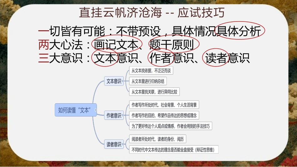 【初三下】【语文】九年级中考考前冲刺主题班会:三年磨一剑,今朝试锋芒_第9页