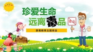 【通用】【禁毒宣传】主题班会：珍爱生命，远离毒品