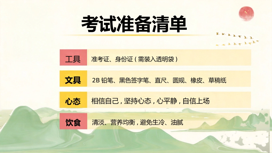 【高三下】【数学】高考考前最后一课冲刺主题班会_第6页