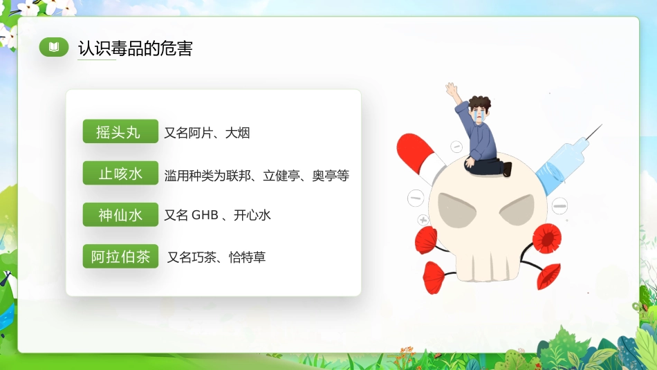 【通用】【禁毒宣传】主题班会:禁毒知识宣传_第9页
