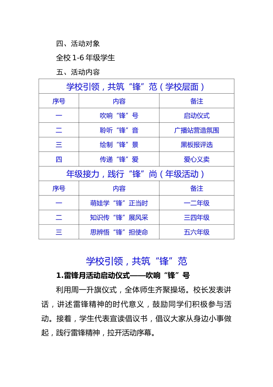 1.三月春“锋”行——活动方案_第2页