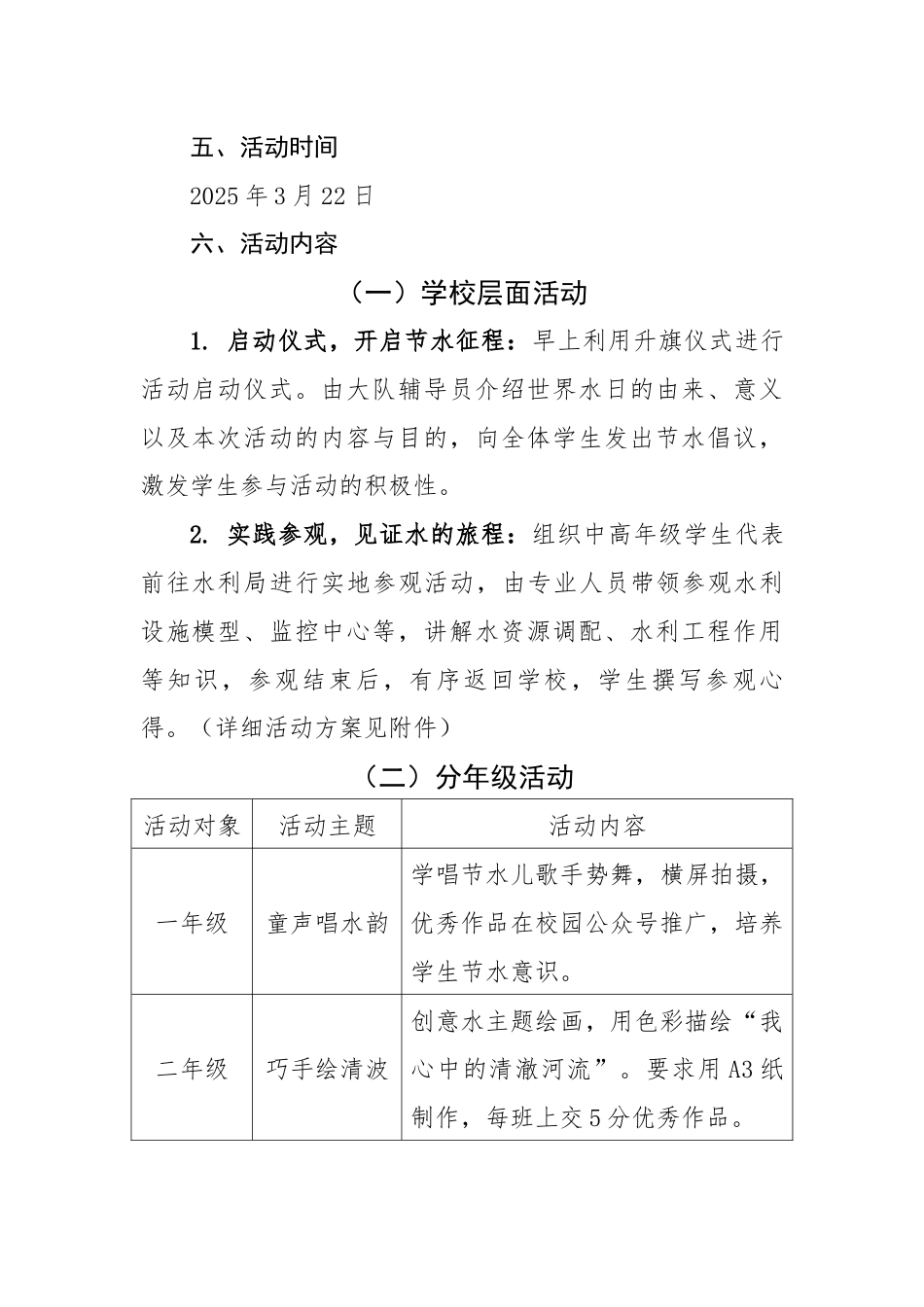 1.2025年春世界水日活动方案_第2页