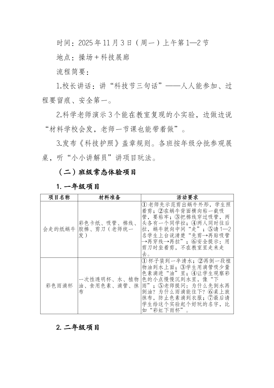 2025年学校科技节活动方案:用童心丈量科技的温度_第2页
