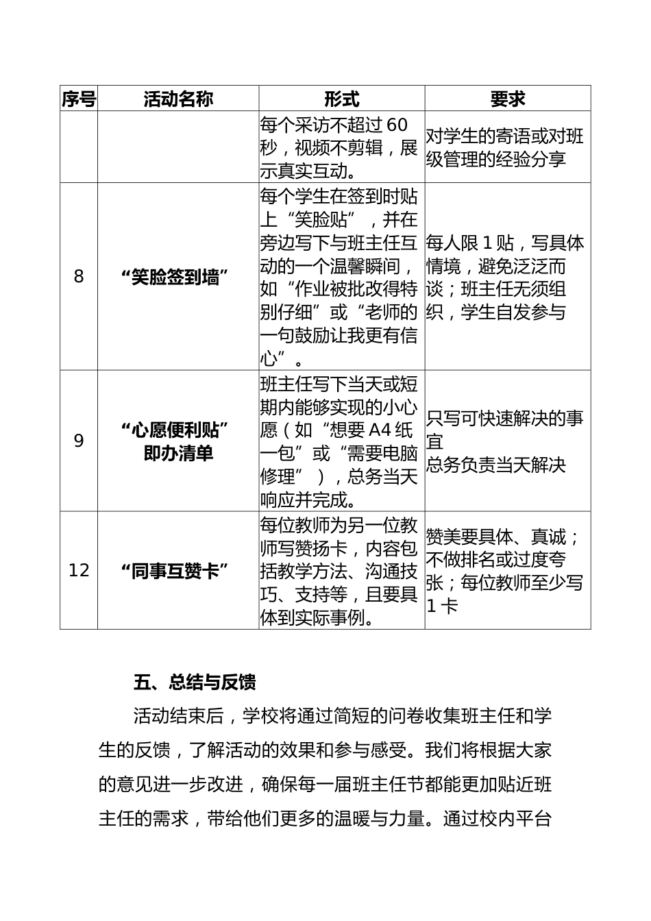 2025年班主任节活动方案——致敬校园“摆渡人”_第3页