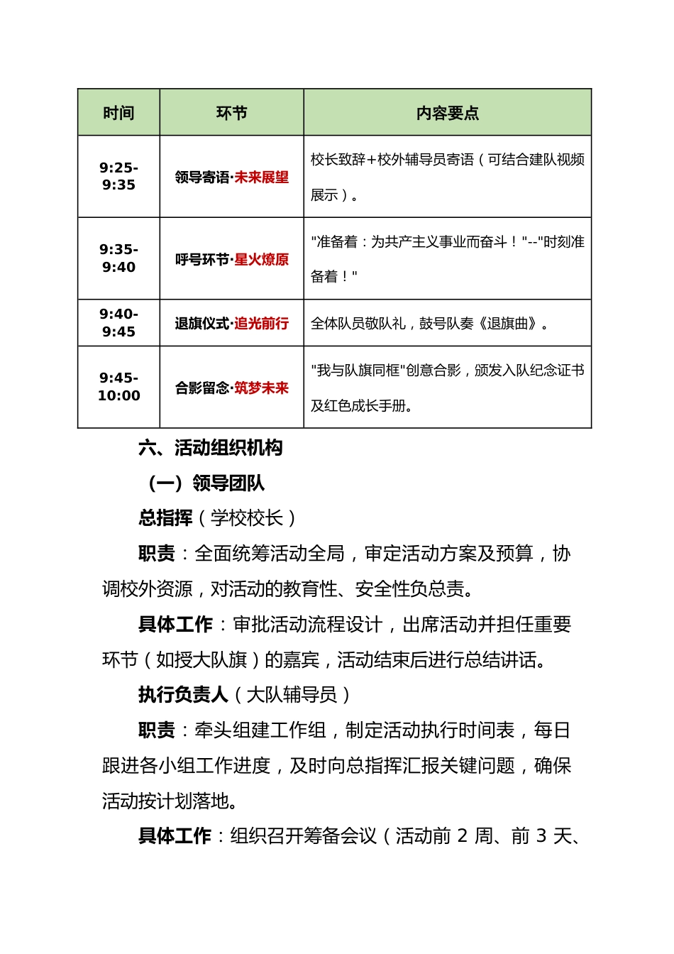 2025年六一儿童节新队员入队仪式活动实施方案_第3页