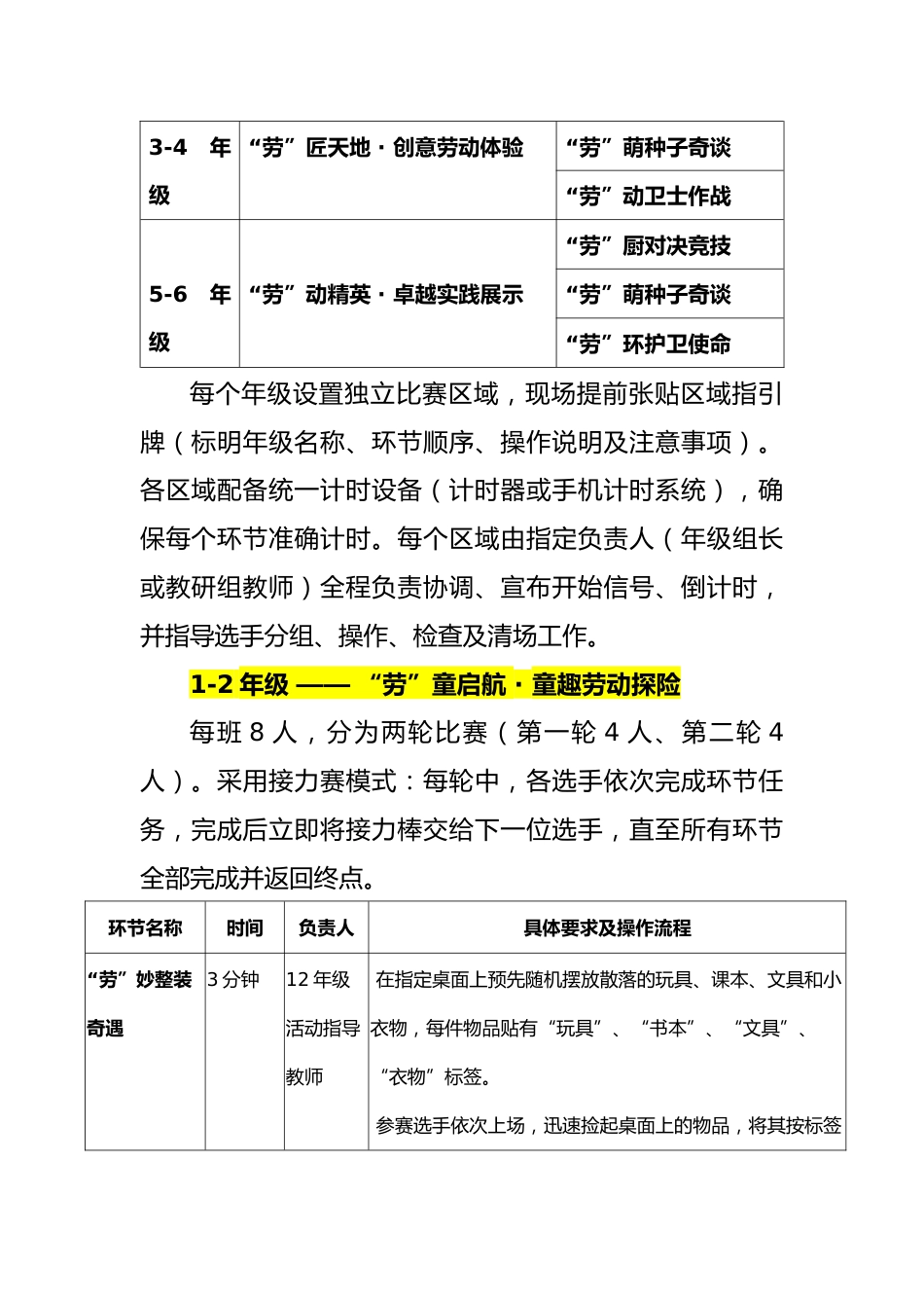 2025年学校五一劳动节劳动技能大赛活动方案_第2页