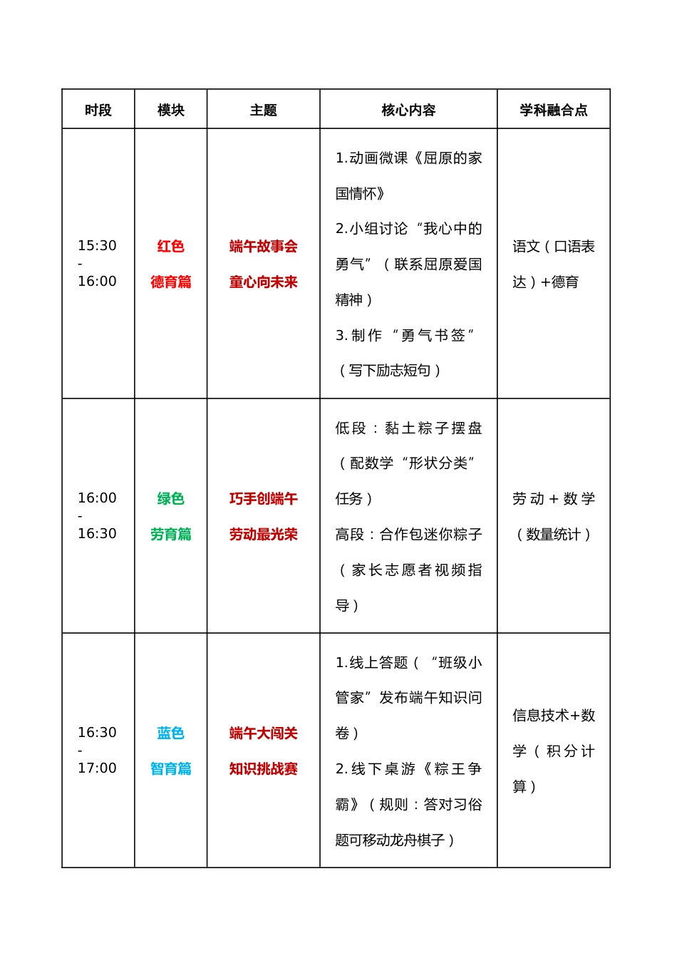 2025年“双节融合・五育并举” 课后服务主题活动方案_第2页