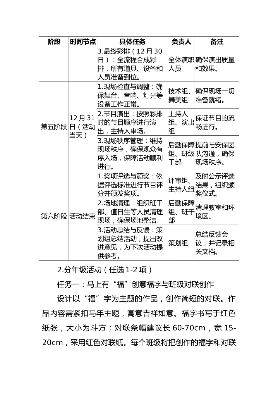2026年马年元旦活动方案——骏马迎新,奔腾向前_第3页