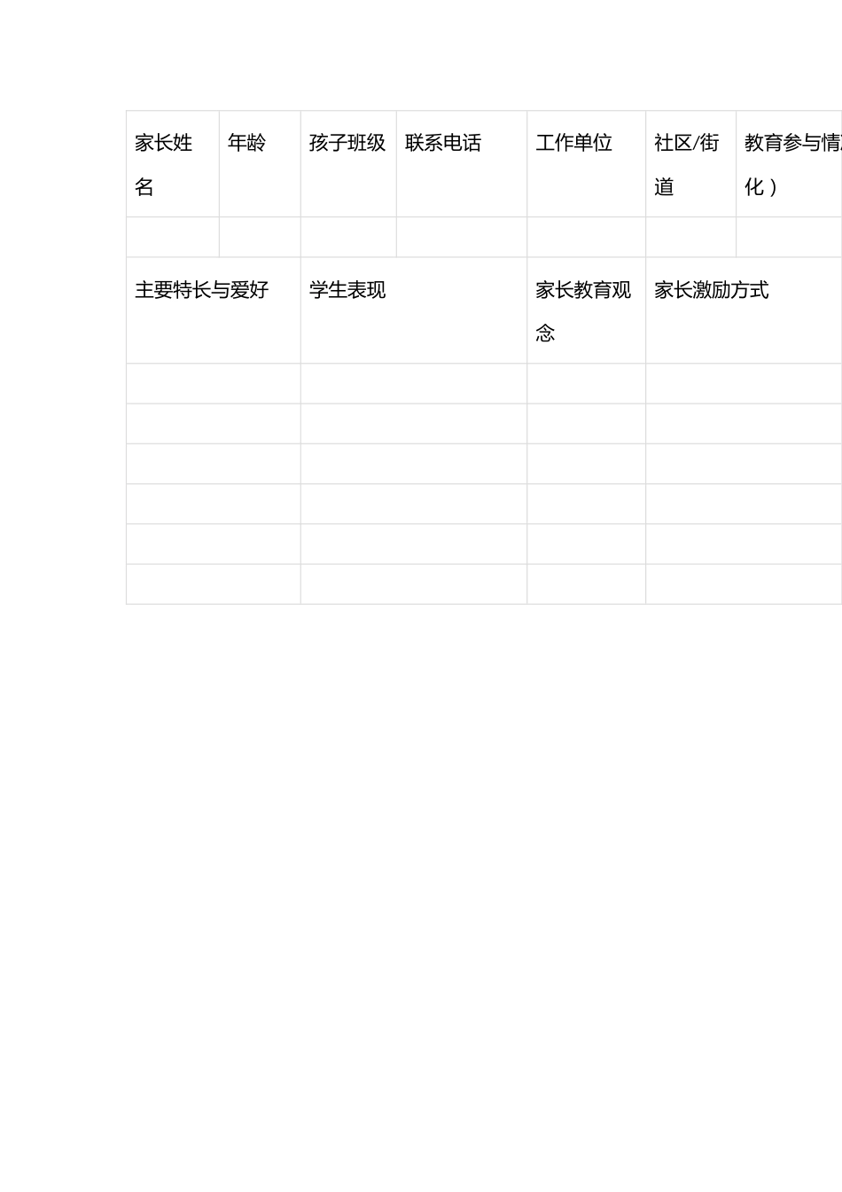 第x届家委会成员名单——家校携手共担当,亲师共勉齐启航_第3页
