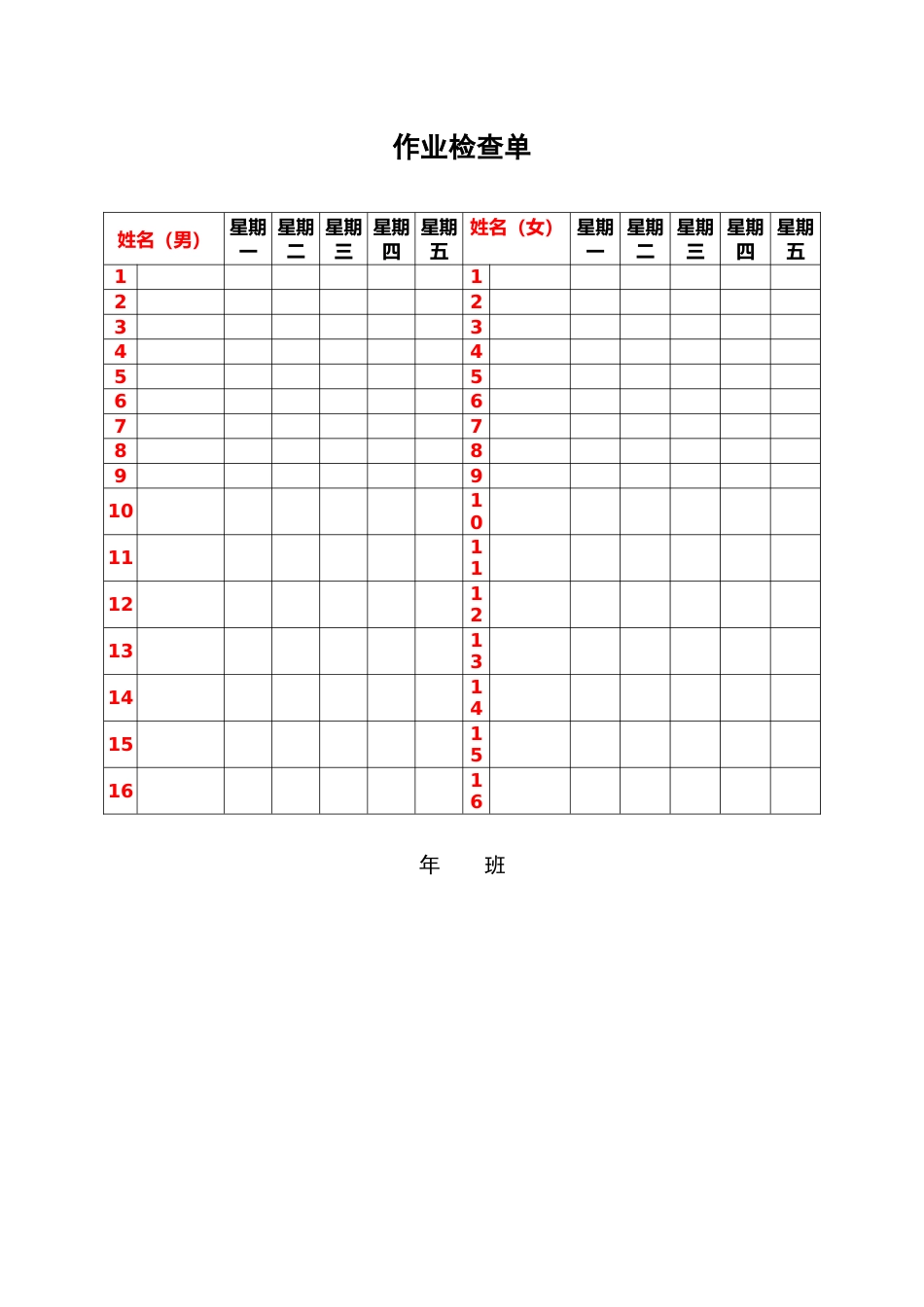 17.作业检查表_第1页