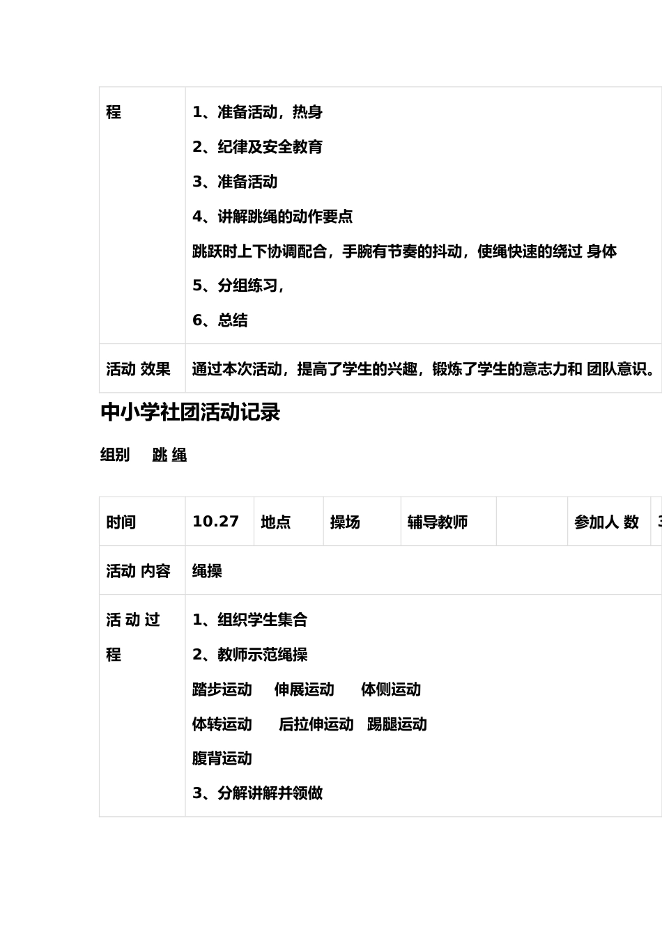 跳绳社团活动记录表_第3页