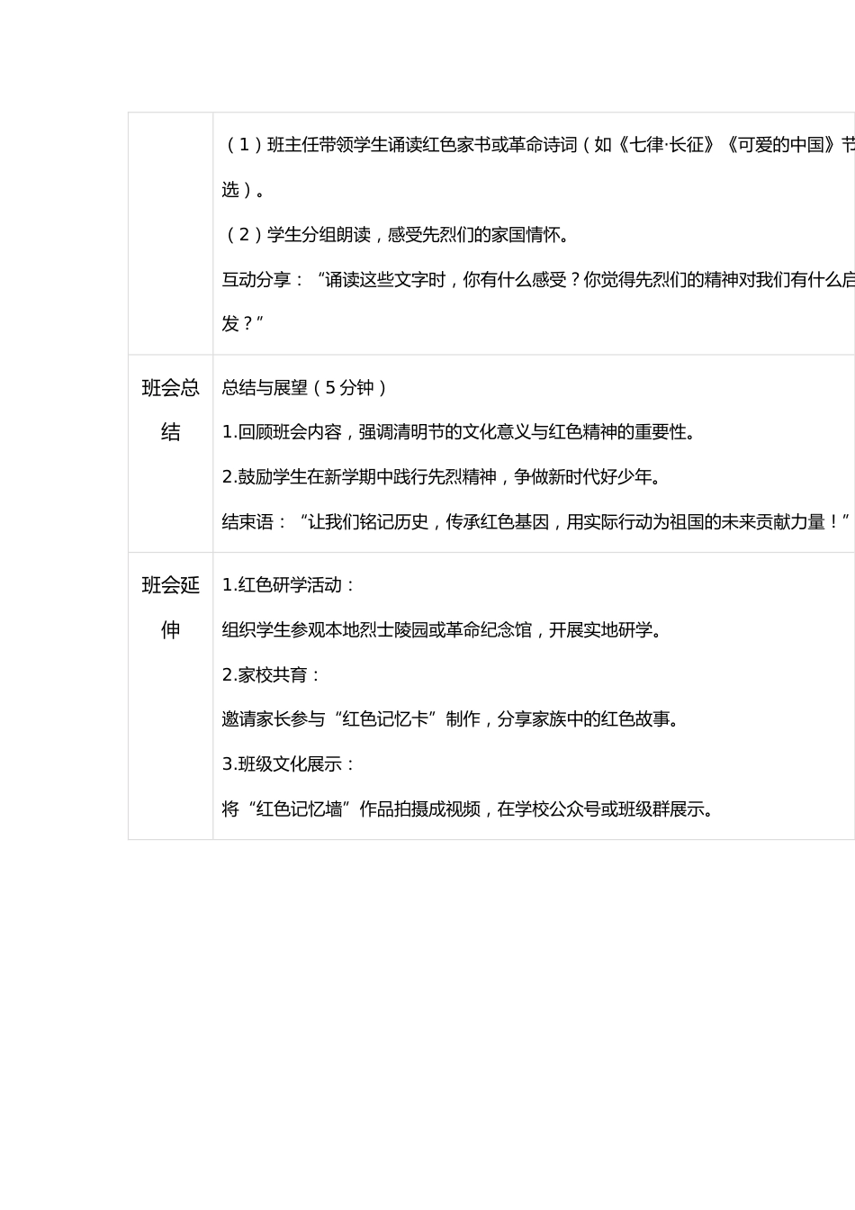 第八周 梨花风起正清明,缅怀英烈寄深情_第3页