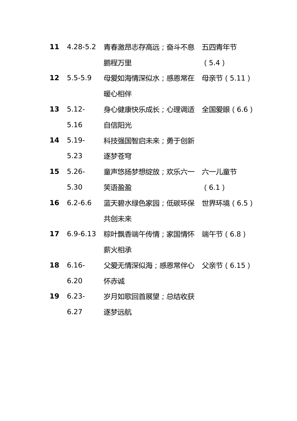 2025年春季学期各周红领巾广播站安排表_第2页