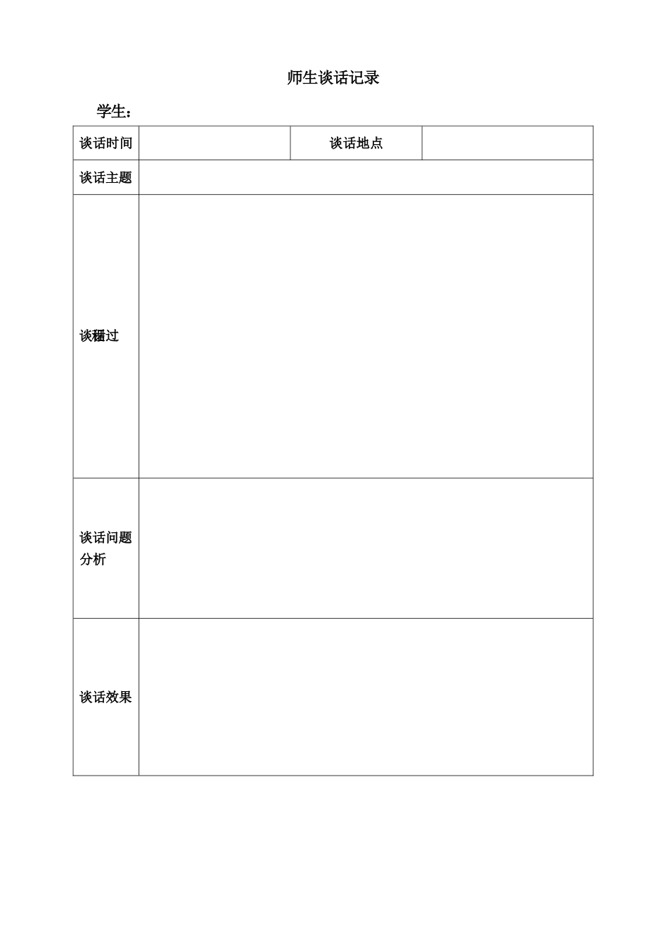 班主任常用表格(家访、心理辅导表)_第3页