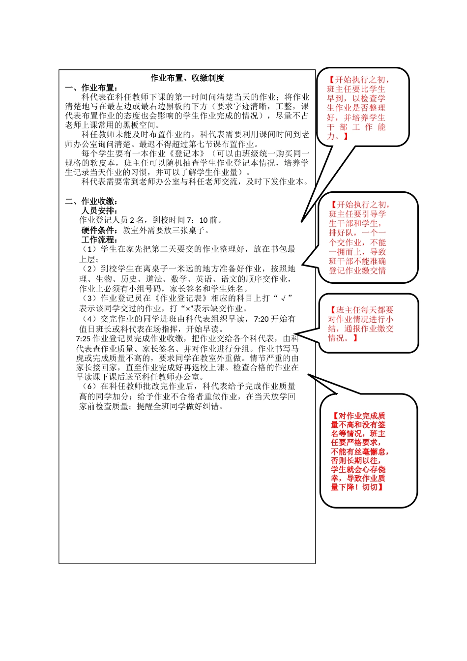 作业布置、收缴制度_第1页