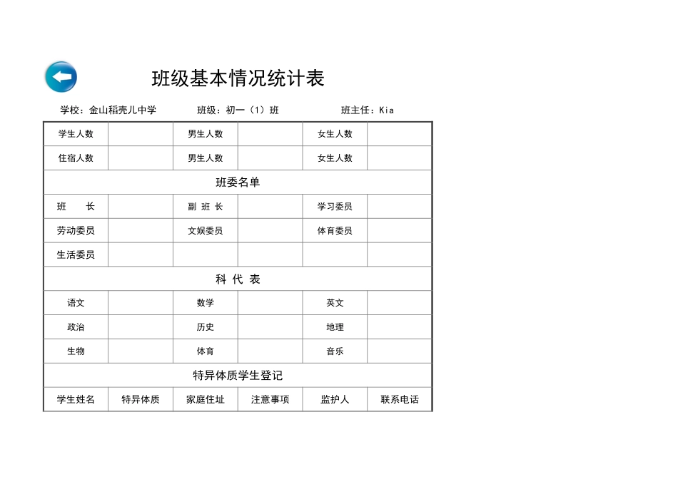 中小学班主任班级管理表格1_第2页